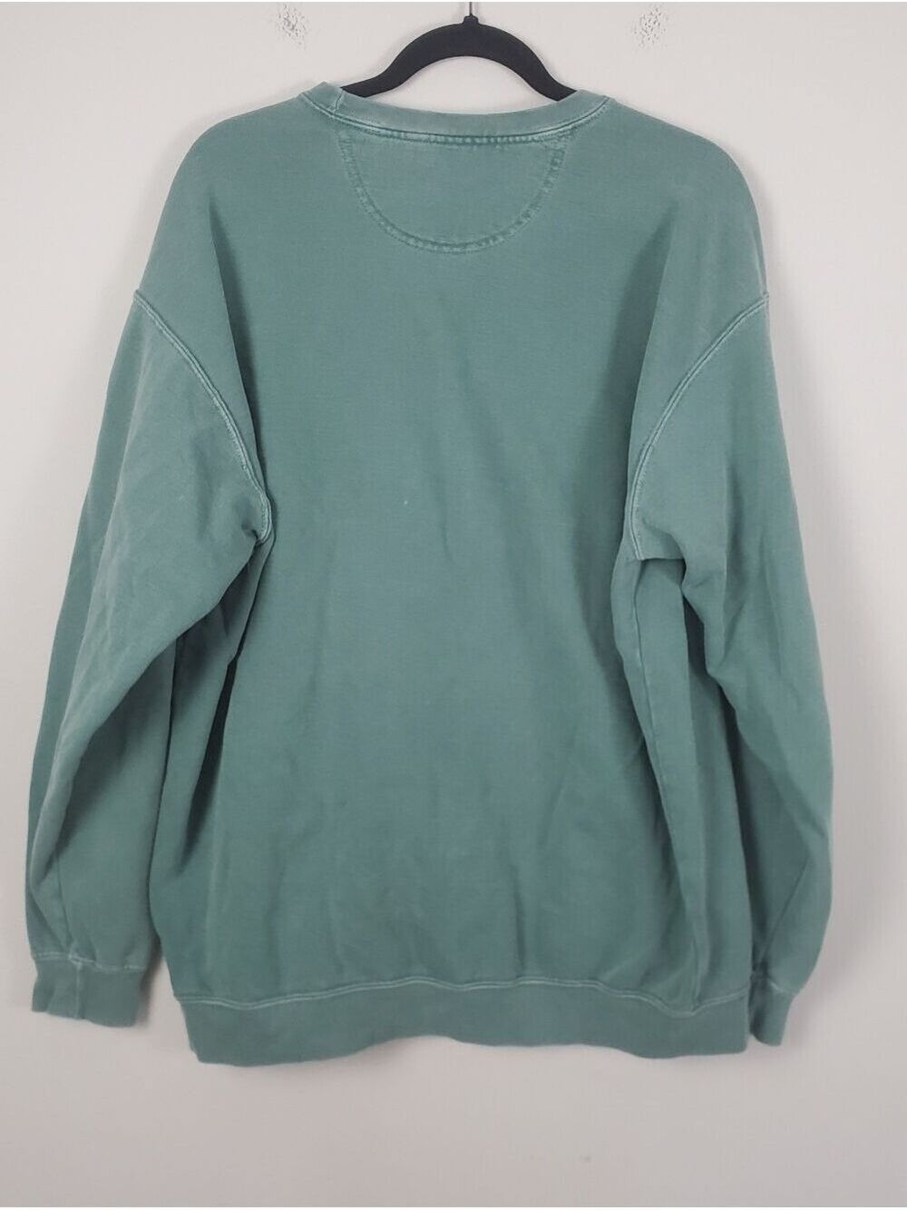 Comfort Colors Faded Olive Green Crewneck Sweatshirt Leavenworth WA Women's XL - Picture 5 of 10